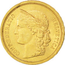 Switzerland, 20 Francs, 1886, KM #31.3, MS(60-62), Gold, 6.45