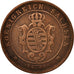 Moneda, Estados alemanes, SAXONY-ALBERTINE, Johann, 5 Pfennig, 1862, MBC, Cobre