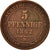 Monnaie, Etats allemands, SAXONY-ALBERTINE, Johann, 5 Pfennig, 1862, TTB