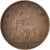 Moneta, Gran Bretagna, Victoria, Farthing, 1867, BB+, Bronzo, KM:747.2