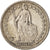 Moneta, Szwajcaria, Franc, 1909, Bern, VF(30-35), Srebro, KM:24