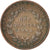Moneda, INDIA BRITÁNICA, 1/4 Anna, 1835, BC+, Cobre, KM:446.2