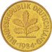 Moneda, ALEMANIA - REPÚBLICA FEDERAL, 5 Pfennig, 1984, Hambourg, EBC+, Latón