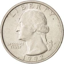 Stati Uniti, Washington Quarter, Quarter, 1992, U.S. Mint, Philadelphia, SPL-