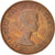 Moneta, Gran Bretagna, Elizabeth II, 1/2 Penny, 1958, BB, Bronzo, KM:896