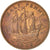 Moneta, Gran Bretagna, Elizabeth II, 1/2 Penny, 1958, BB, Bronzo, KM:896