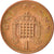 Moneda, Gran Bretaña, Elizabeth II, Penny, 2000, EBC, Cobre chapado en acero