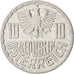 Moneda, Austria, 10 Groschen, 1995, Vienna, MBC+, Aluminio, KM:2878