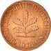 Munten, Federale Duitse Republiek, Pfennig, 1978, Stuttgart, PR, Copper Plated