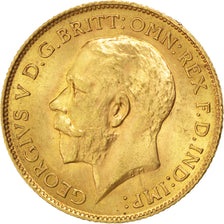 Gran Bretagna, George V, 1/2 Sovereign, 1912, SPL, Oro, KM:819