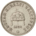 Moneda, Hungría, Franz Joseph I, 20 Fillér, 1894, Kormoczbanya, MBC, Níquel
