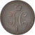 Coin, Russia, Nicholas I, Denga, 1/2 Kopek, 1841, Kolpino, AU(50-53), Copper