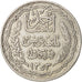 Coin, Tunisia, Ahmad Pasha Bey, 10 Francs, 1934, Paris, EF(40-45), Silver