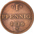 Monnaie, Etats allemands, FRANKFURT AM MAIN, Pfennig, 1819, TB+, Cuivre, KM:Tn7