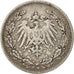 Coin, GERMANY - EMPIRE, 1/2 Mark, 1907, Munich, EF(40-45), Silver, KM:17