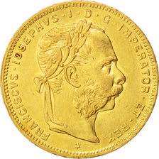 Austria, Franz Joseph I, 8 Florins-20 Francs, 1877, SPL, Oro, KM:2269