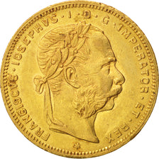 Munten, Oostenrijk, Franz Joseph I, 8 Florins-20 Francs, 1885, PR+, Goud