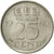 Monnaie, Pays-Bas, Juliana, 25 Cents, 1966, SUP, Nickel, KM:183