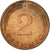 Coin, GERMANY - FEDERAL REPUBLIC, 2 Pfennig, 1974, Hambourg, AU(50-53), Copper