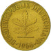 Monnaie, République fédérale allemande, 10 Pfennig, 1966, Hambourg, SUP
