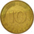 Coin, GERMANY - FEDERAL REPUBLIC, 10 Pfennig, 1991, Munich, AU(55-58), Brass