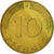 Munten, Federale Duitse Republiek, 10 Pfennig, 1991, Hambourg, PR, Brass Clad