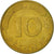 Munten, Federale Duitse Republiek, 10 Pfennig, 1986, Hambourg, PR, Brass Clad