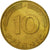 Coin, GERMANY - FEDERAL REPUBLIC, 10 Pfennig, 1983, Hambourg, AU(55-58), Brass