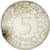 Münze, Bundesrepublik Deutschland, 5 Mark, 1969, Karlsruhe, VZ, Silber