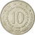 Moneta, Jugosławia, 10 Dinara, 1978, EF(40-45), Miedź-Nikiel, KM:62
