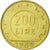 Moneda, Italia, 200 Lire, 1980, Rome, EBC, Aluminio - bronce, KM:105