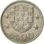 Moneta, Portugal, 5 Escudos, 1984, EF(40-45), Miedź-Nikiel, KM:591