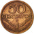 Moneta, Portugal, 50 Centavos, 1974, EF(40-45), Bronze, KM:596