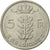 Münze, Belgien, 5 Francs, 5 Frank, 1972, SS, Copper-nickel, KM:134.1