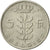 Münze, Belgien, 5 Francs, 5 Frank, 1969, SS, Copper-nickel, KM:135.1