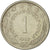 Moneta, Jugosławia, Dinar, 1981, AU(55-58), Miedź-Nikiel-Cynk, KM:59