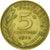 Moneda, Francia, Marianne, 10 Centimes, 1974, Paris, EBC, Aluminio - bronce