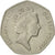Moneda, Gran Bretaña, Elizabeth II, 50 Pence, 1997, MBC, Cobre - níquel
