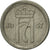 Coin, Norway, Haakon VII, 10 Öre, 1957, AU(50-53), Copper-nickel, KM:396