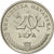 Moneta, Chorwacja, 20 Lipa, 2005, AU(55-58), Nickel platerowany stalą, KM:7