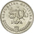 Moneta, Chorwacja, 50 Lipa, 1993, AU(55-58), Nickel platerowany stalą, KM:8