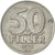 Moneta, Węgry, 50 Fillér, 1973, Budapest, AU(50-53), Aluminium, KM:574