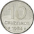 Munten, Brazilië, 10 Cruzeiros, 1984, PR, Stainless Steel, KM:592.1