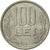 Coin, Romania, 100 Lei, 1993, AU(55-58), Nickel plated steel, KM:111