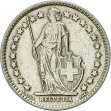 Switzerland, 1/2 Franc, 1936, Bern, AU(55-58), Silver, KM:23