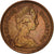 Moneta, Wielka Brytania, Elizabeth II, 1/2 New Penny, 1971, EF(40-45), Bronze