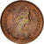 Moneta, Wielka Brytania, Elizabeth II, 1/2 New Penny, 1973, EF(40-45), Bronze