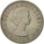 Moneta, Gran Bretagna, Elizabeth II, 1/2 Crown, 1957, BB, Rame-nichel, KM:907