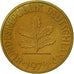 Münze, Bundesrepublik Deutschland, 10 Pfennig, 1978, Karlsruhe, SS, Brass Clad