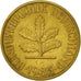 Münze, Bundesrepublik Deutschland, 10 Pfennig, 1985, Stuttgart, SS, Brass Clad